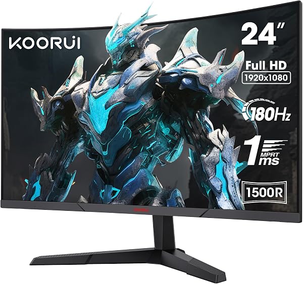 KOORUI 24 inch gebogen gamingmonitor - tweedehands - zeer goed — outlet/retourdeal