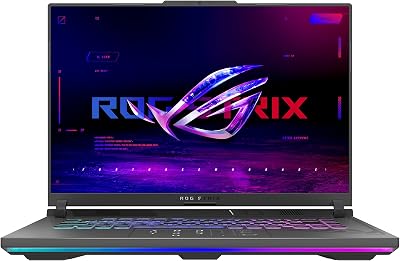 ASUS ROG Strix G16 G614JIR-N4050W | 16" | Intel Core i9 14900HX | 16GB RAM | 1 TB SSD | NVIDIA GeForce RTX 4070 | Windows OS | QWERTY Toetsenbord