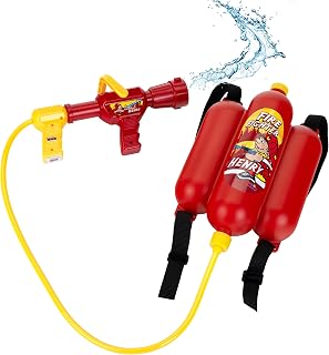 Theo Klein 8932 Fire Fighter Henry brandweerspuit I Met spuitmechanisme en 2-liter-tank I Draagbaar als een rugzak I Speelgoed voor kinderen vanaf 3 jaar