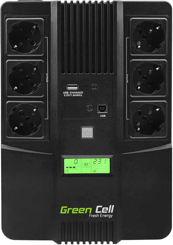 Green Cell RTII On-Line Rack UPS 800 VA 480 W - outlet/retourdeal