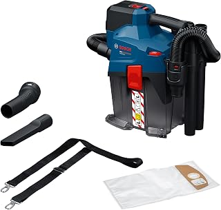 Bosch PRO 18V System accustofzuiger GAS18V-6LS (met flexibele slang, gebogen buis, spleetzuigmond, vloerzuigmond, PT-adapter, buizen, vlieszak)