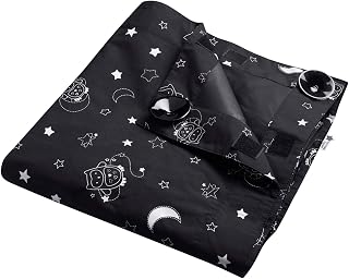 Tommee Tippee Sleeptime Draagbare Baby Travel Verduisterend rolgordijn, Medium, Zwart (591075)