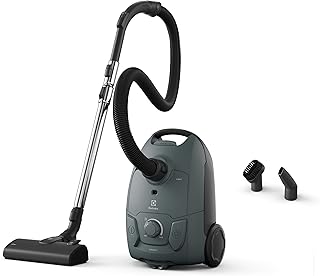 Electrolux EB51C1OG Stofzuiger met zak, 500 Bagged Cleaner, hoge filtratie, krachtige stofzuiger 650 W, 3 l zak, handstofzuiger, 78 dB, oceaangroen