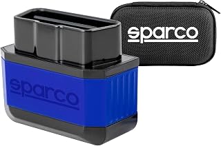 Sparco Multi-merk Auto Diagnostisch Apparaat OBD2 Bluetooth 5.2 Scanner voor iOS en Android DTC Foutcode Real-time Engine Monitoring en Emissies Test