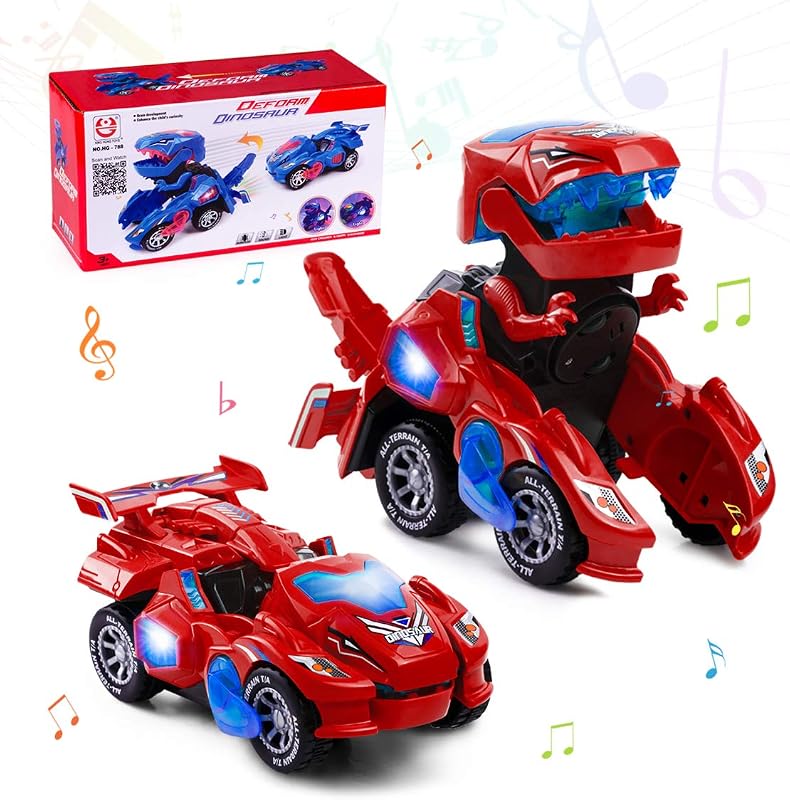 Highttoy Dinosaurus Transformerende Auto voor 3-7 Jaar Jongens Meisjes - outlet/retourdeal
