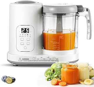 TopStrong Babyvoedselbereider, babyfood maker stoompan met dampen, mixen, ontdooien en verwarmen, multifunctionele babypap bereider met zelfreinigende functie, keukenmachine voor babyvoeding