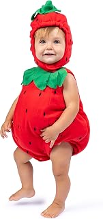Dress Up America Aardbei Kostuum voor Baby's - Halloween Romper voor Meisjes