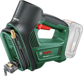 Bosch luchtpomp/luchtcompressor - UniversalPump 18V (zonder batterij, 18V-systeem, voor auto-, motor- en fietsbanden, 150 PSI, 10,3 bar, kartonnen verpakking)