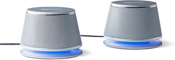 Amazon Basics Stereo 2.0-Luidsprekers voor PC of Laptop - tweedehands - als nieuw — outlet/retourdeal