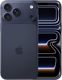 Apple iPhone 17 Pro Max 256 GB: 6,9‑inch display met ProMotion, A19 Pro-chip, langste batterijduur van alle iPhones, Pro Fusion-camerasysteem, Center Stage-camera aan de voorkant; Diepblauw