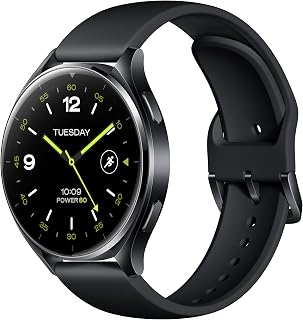 Xiaomi Watch 2 Smartwatch, 1,43" AMOLED Display mit Always-On-Funktion, Schlaf-, Puls- und Sport-Tracking, Wear OS by Google, Schwarz
