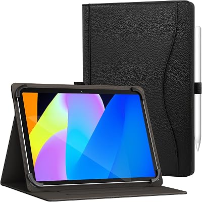 Universele PU-lederen beschermhoes voor 9.6-11 inch Android-tablets - outlet/retourdeal