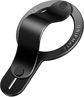 GripMate voor MagSafe mobiele ring, afneembare magnetische standaard, comfortabele vingergreep voor iPhone 16/15/14/13/12, alle smartphones, MagSafe-accessoires, zwart