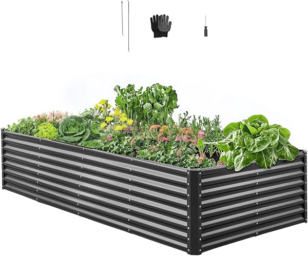 VEVOR Verhoogd tuinbed van metaal - tweedehands - als nieuw — outlet/retourdeal