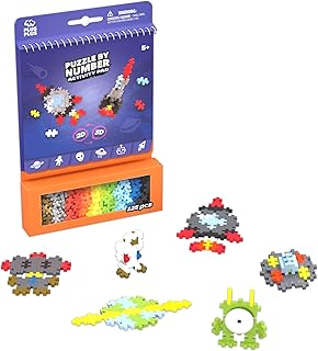 Plus-Plus 3989 Geniaal bouwspeelgoed, activity pad, heelal, bouwstenenset voor 2D- en 3D-figuren, creatieve bouwstenen voor kinderen vanaf 5 jaar, 125 delen
