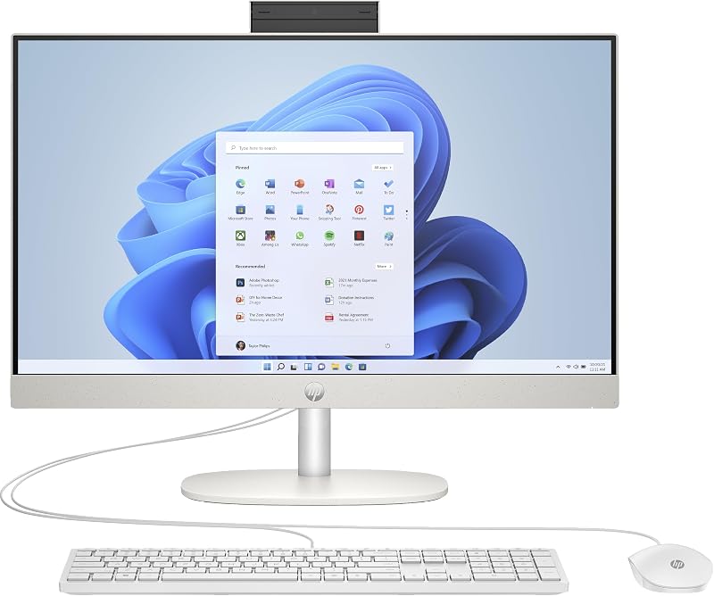 HP Alles-in-één-pc 23 8 inch FHD-touchscreen - tweedehands - als nieuw — outlet/retourdeal