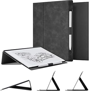 OLAIKE Skin Touch Feeling Folding Case voor Opmerkelijk 1 Paper Tablet 10,3 inch (niet van toepassing op opmerkelijk 2), Smart Cover lederen opvouwbare standaard met potloodhouder voor de opmerkelijke