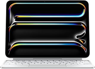 Apple iPad Magic Keyboard-hoes voor de 11 inch iPad Pro (M4), comfortabel typen, ingebouwde trackpad, rij functietoetsen, Duits - Wit