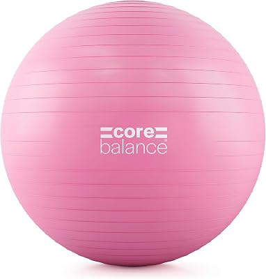 Core Balance, Barstproof Gymnastiekbal - voor Fitness Yoga Zwangerschap - 55cm 65cm 75cm 85cm - incl. Luchtpomp