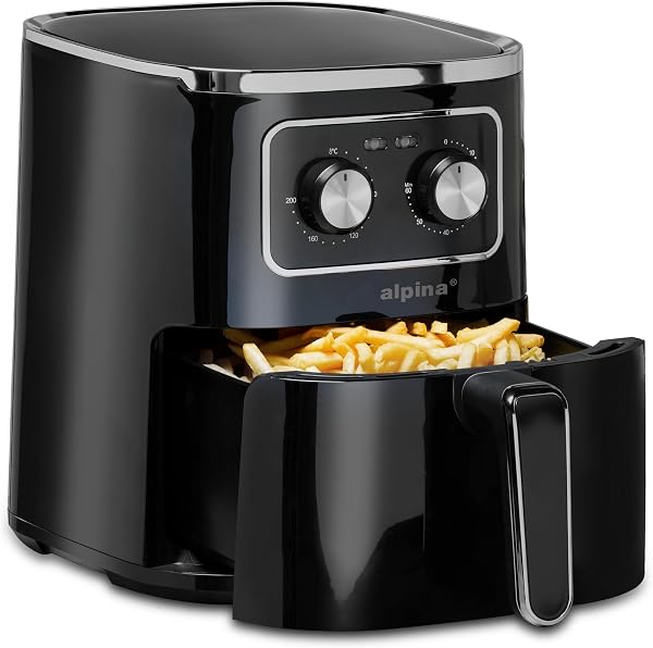 alpina Airfryer 4.5L Heteluchtfriteuse 1-4 Personen - tweedehands - zeer goed — outlet/retourdeal