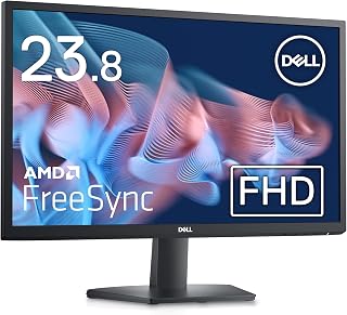 Dell Monitor, SE2422H, 23,8 inch, LED LCD, VA, 12 ms, 75 Hz, 250 cd/m², VGA, HDMI, AMD FreeSync, 3 jaar DELL vervangingsservice, zwart