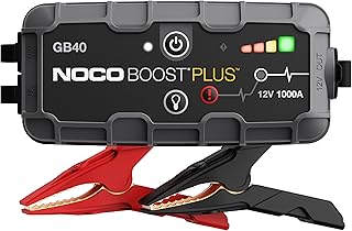 NOCO Boost Plus GB40 1000A 12V UltraSafe Draagbare Lithium-Accu Auto Starthulp Pack, Startbooster, Jumpstarter, Acculader Powerbank en Startkabel voor 6L Benzinemotor of 3L Dieselmotor