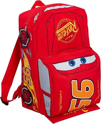 Disney Cars 3D Rugzak Kinderen Lightning McQueen School Peuter Lunchtas Rugzak Rood 95