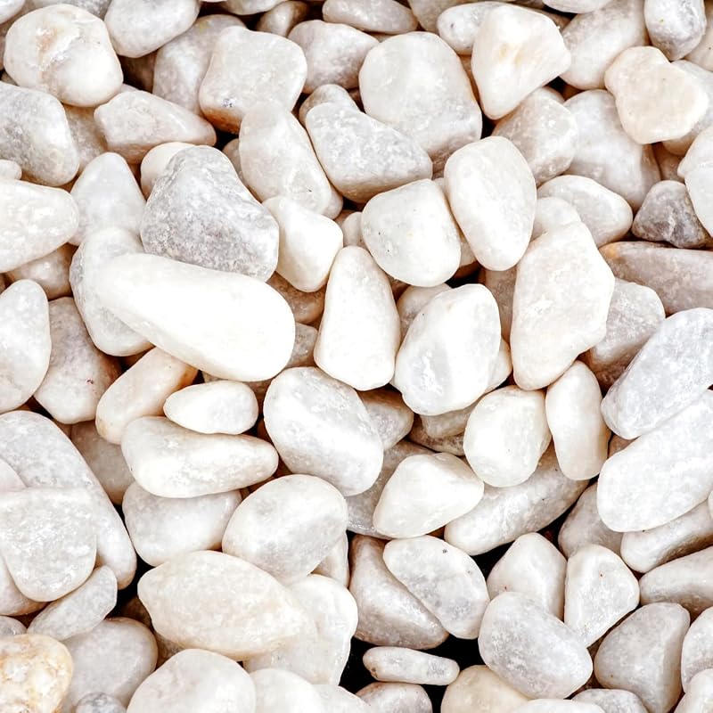 Grind voor tuin en decoratie binnen en buiten (wit, 850 g)