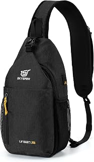 SKYSPER Schoudertas Borsttas Lichtgewicht Sling Bag Klein Crossbody Schoudertas voor Wandelen Outdoor Sport Reizen