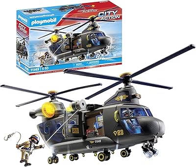 PLAYMOBIL City Action 71149 SE-reddingsvoertuig, Reddingsvliegtuig met licht- en geluidsmodules, speelgoed voor kinderen vanaf 5 jaar