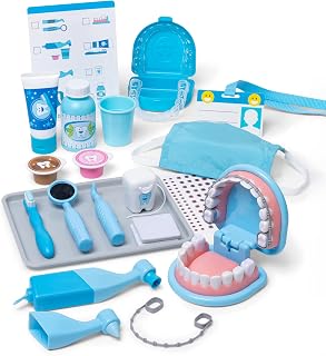 Melissa & Doug – Tandarts speelset – 25-delig – Met trillend gereedschap