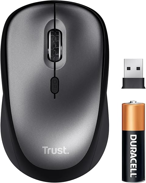 Trust Draadloze Muis met Batterij - tweedehands - zeer goed — outlet/retourdeal