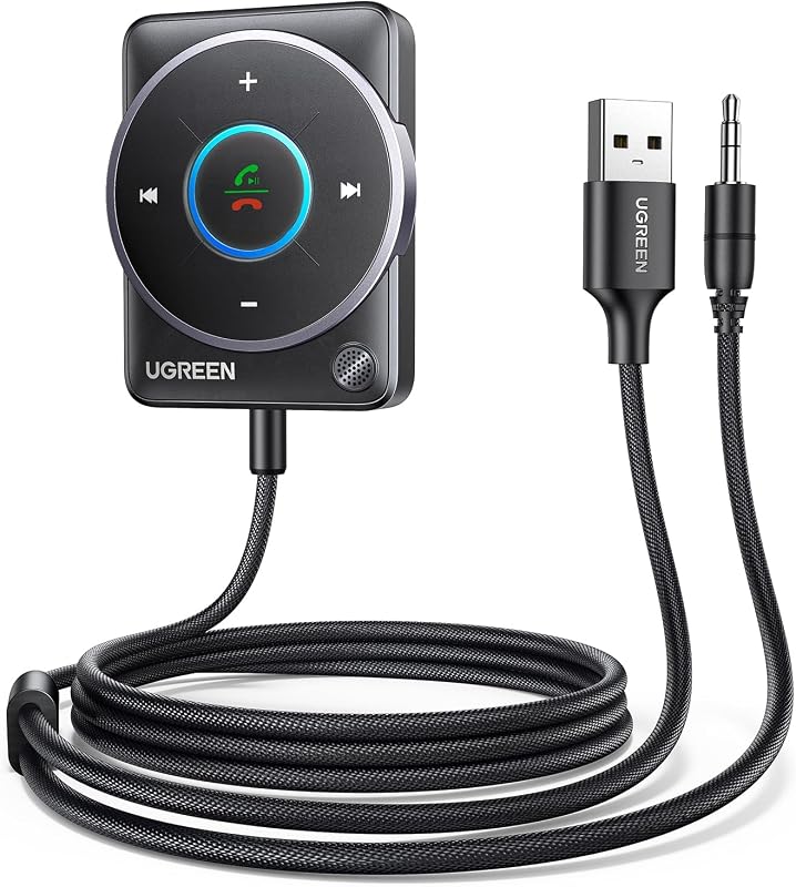 UGREEN Aux Bluetooth 5.4 Adapter Auto Bluetooth-ontvanger - tweedehands - als nieuw — outlet/retourdeal