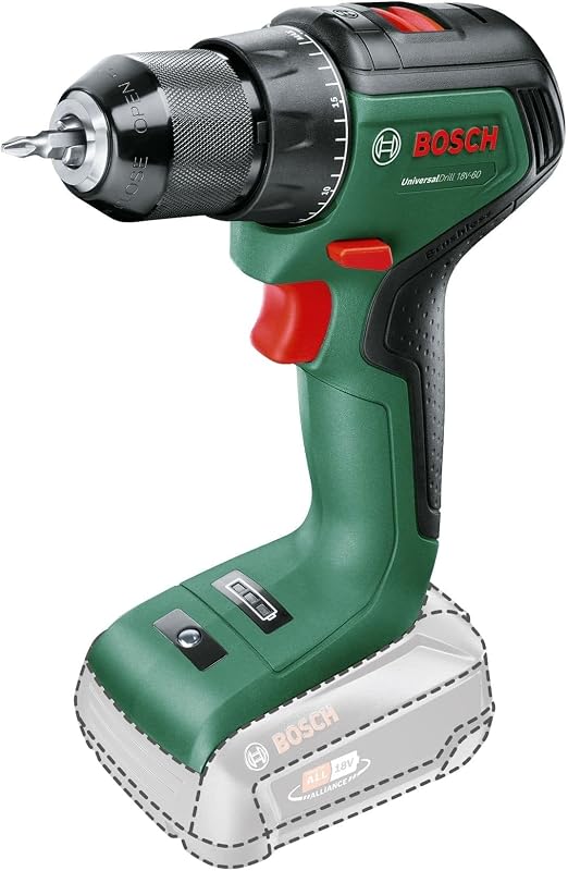 Bosch accuboormachine UniversalDrill 18V-60 (zonder accu - outlet/retourdeal