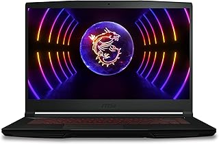 MSI Thin GF63 12UDX-097XES Gaming Laptop 15,6 inch FHD (1920 x 1080), 144 Hz (i7-12650H, 16 GB RAM, 512 GB SSD, RTX 3050 6 GB, Free Dos) Zwart, Spaans QWERTY-toetsenbord