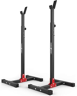 Marbo Sport in hoogte verstelbare halterstandaard halterhouder voor lange halter paar MH-S201