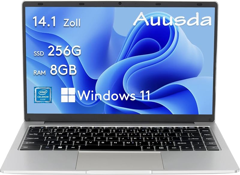 Auusda Laptop 14 1 inch Windows 11 notebook - outlet/retourdeal