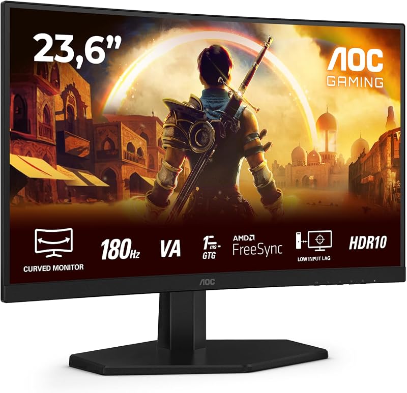 AOC Gaming C24G42E 24 inch Full HD gebogen monitor - outlet/retourdeal
