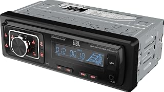 JBL Celebrity 150 1 DIN Mechless Autoradio Media Speler met Bluetooth | 4x50W max, Bluetooth, USB AUX SD, AM FM 30 presets, 4V RCA preout, afneembaar front, ISO-connector, 20Hz-20kHz, 178x50x87mm
