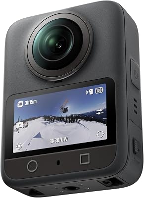 DJI Osmo 360 Standard Combo, 360-camera met 1-inch 360° beeldvorming, native 8K 360° video, 4K/120fps & 170° boostvideo, 120MP 360° foto, 100-min 8K opname, waterdicht, actiecamera voor sport, vlog | 1-inch 360° beeldvorming, native 8K 360° video, actiecamera, 4K/120 fps & 170 ° Boost Video, 120 MP 