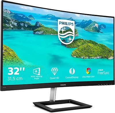 Philips E Line 325E1C/00 computer monitor 80 cm (31.5") 2560 x 1440 Pixels Quad HD LCD Zwart
