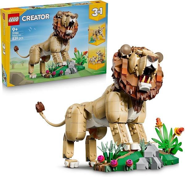 LEGO Creator 3in1 Wilde Dieren: Majestueuze Leeuw Speelgoed - outlet/retourdeal