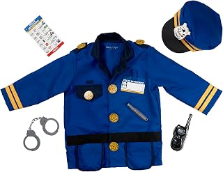 Melissa & Doug - Verkleedset politie - Inclusief walkietalkie met geluid