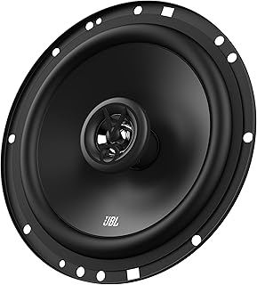 JBL Stage1 61F 6.5 Inch 2-Weg Auto Luidsprekers, 200W Maximaal en 40W RMS, 55Hz-20000Hz Frequentiebereik, 4 Ohm Impedantie, Directe Akoestische Upgrade voor het Bestaande Fabrieks Audiosysteem