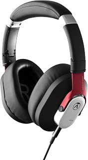 Austrian Audio Hi-X50 hoofdtelefoon, met oorschelp (hoog comfort dankzij oorkussens met trage grip, maximale flexibiliteit, 3,5 mm jack-aansluiting, incl. adapter naar 6,3 mm), zwart