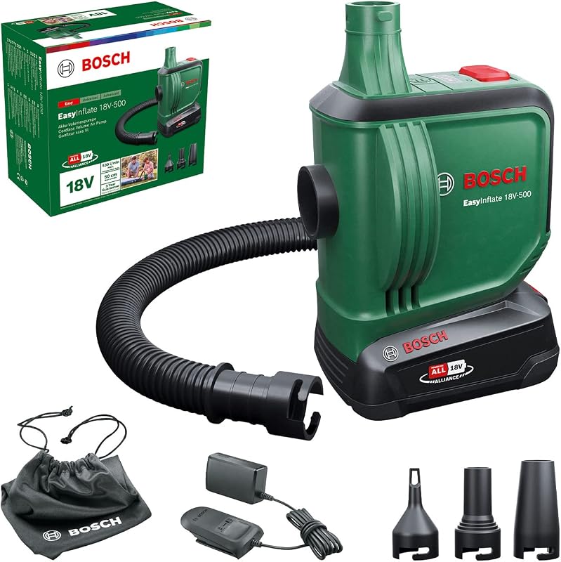 Bosch acculuchtpomp/luchtpomp voor luchtbedden EasyInflate 18V-500 (1 - outlet/retourdeal