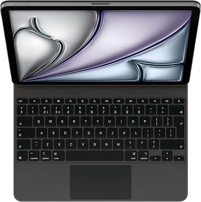 Apple Magic Keyboard-hoes voor de 13-inch iPad Air (M3), comfortabel typen, ingebouwde trackpad, Engels (VK) - Zwart
