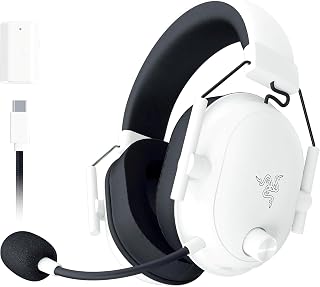 Razer Blackshark V2 Hyperspeed PC- Draadloze E-Sports Gaming-headset Ultra Lichtgewicht 280g (Super Wideband Microfoon, TriForce Titanium 50mm Driver, Geluidsisolerend schuim) Wit