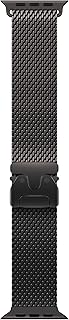 Apple Watch Band - Milanees bandje - 49 mm - Zwart - Small