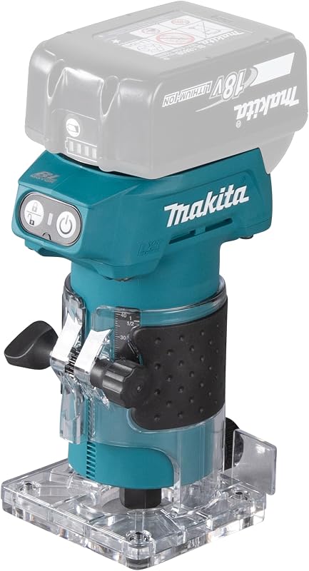 Makita DRT52Z 18V Li-ion LXT borstelloze router/trimmer - outlet/retourdeal